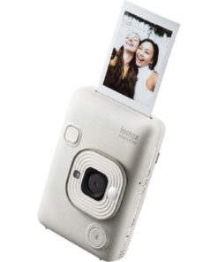Fuji film - INSTAX MINI Liplay Hybrid Instant Camera - Misty White