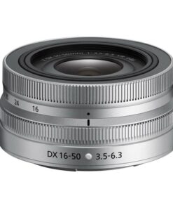 Nikon Nikkor Z Dx 16 50Mm F 3 5 6 3 Vr Lens Silver lens