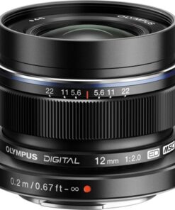 OM System - M.Zuiko Digital ED 12mm f/2 Lens - Black