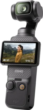 DJI - Osmo Pocket 3 3-Axis Stabilized 4K Handheld Camera with Rotatable Touchscreen - Gray - Image 2